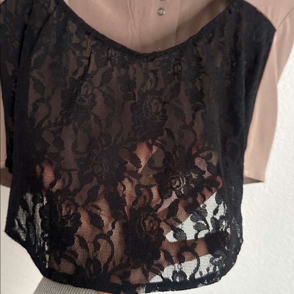dolce vita taupe & black snap cami XS - Picture 8 of 10